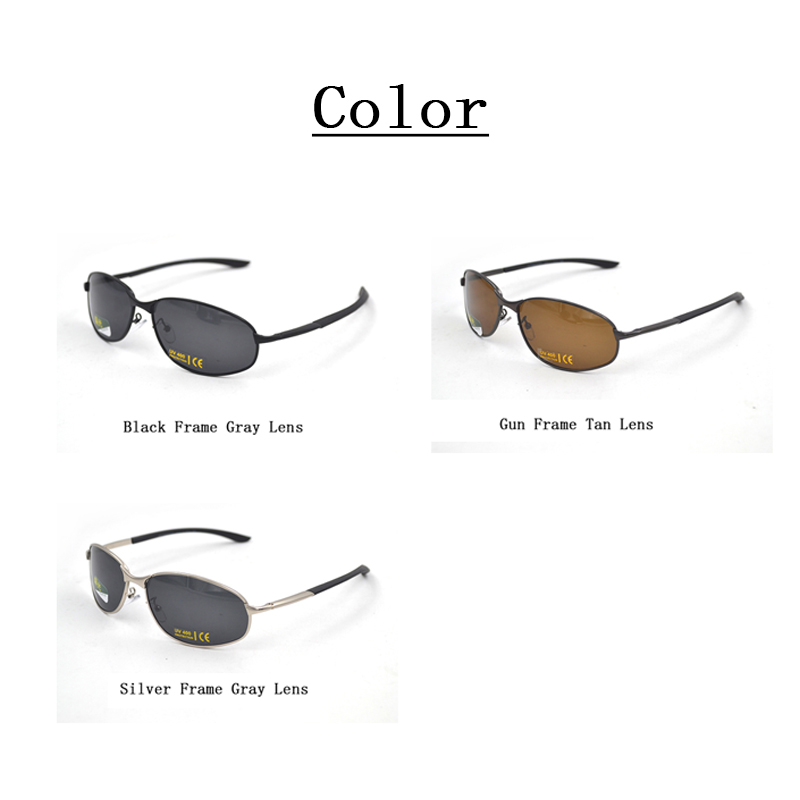 Nouveau UV400 lunettes de soleil polarisées pour femmes hommes cadre en métal Sport nuances lunettes de soleil voyage conduite lunettes de soleil gris/marron lentille L3