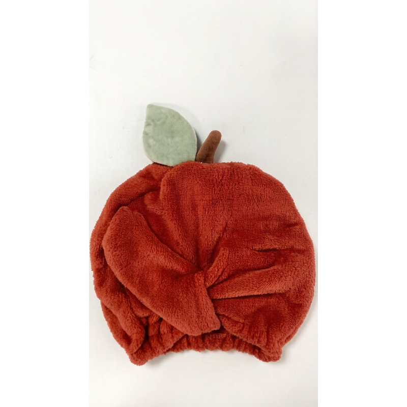 Joli bonnet pour cheveux secs de style Ping Anguo, absorption rapide de l'eau, super absorption, serviette à séchage rapide, foulard corail