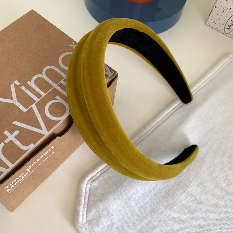Bandeau en flanelle d'hiver, accessoires de cheveux antidérapants pour femmes, cerceaux de cheveux au Design en relief, à la mode