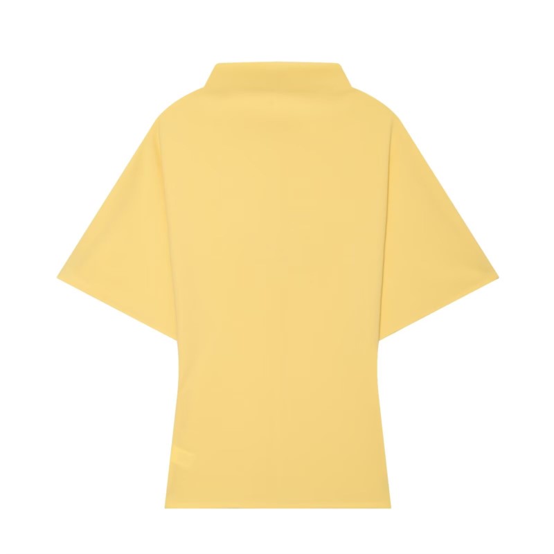 Ensemble jupe et haut HipSeam pour femme, 2 pièces, nouvelle collection automne 2026, haut slim à col montant et jupe asymétrique mi-longue, tenue féminine deux pièces