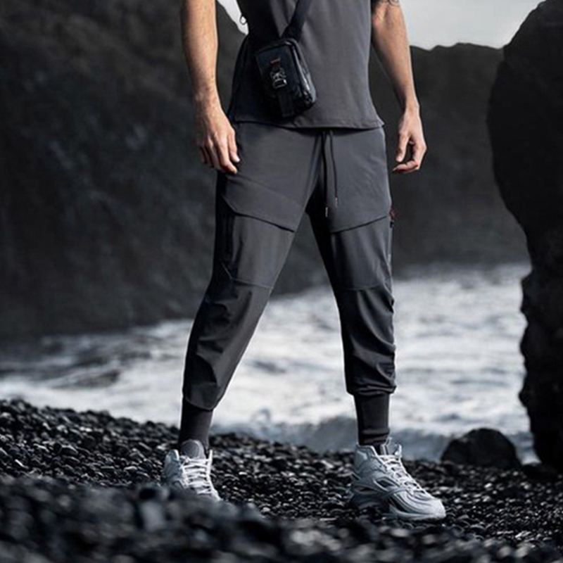 Pantalon Cargo de dehors pour Homme, Jogging Décontracté avec Poches FjMale, Hip Pop, Survêtement d'Entraînement, Vêtements de Course