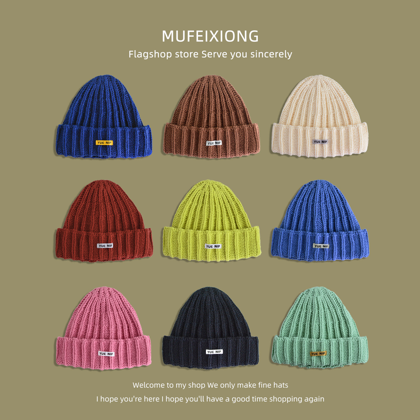 Automne hiver nouvelles femmes chaud bonnet femmes chaud coupe-vent cône haut pull laine chapeau tricoté chapeau