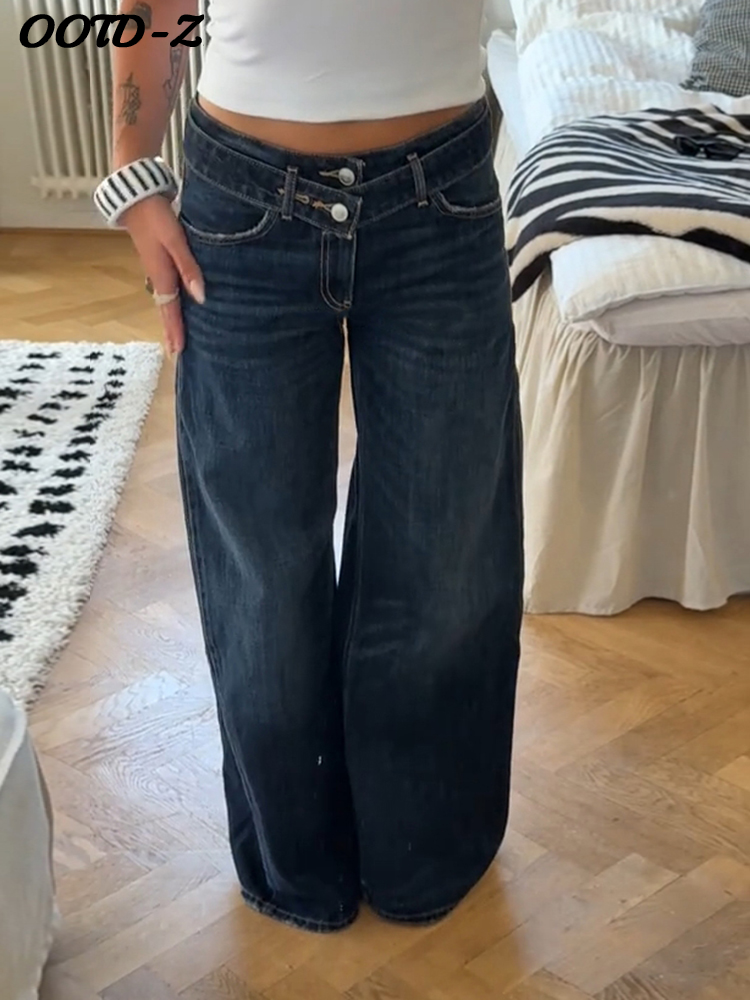 Jean chic à strass étoiles brillantes pour femme – Pantalon long droit taille mi-haute décontracté et polyvalent pour l'été et l'automne