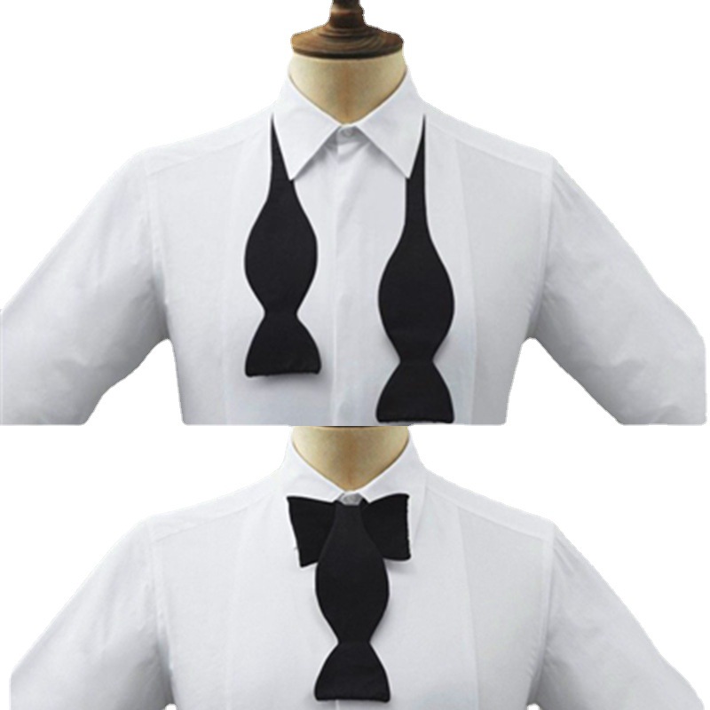 Noeud papillon réglable en Satin pour homme, de haute qualité, couleur unie, Vintage, pour banquet, fête de mariage classique