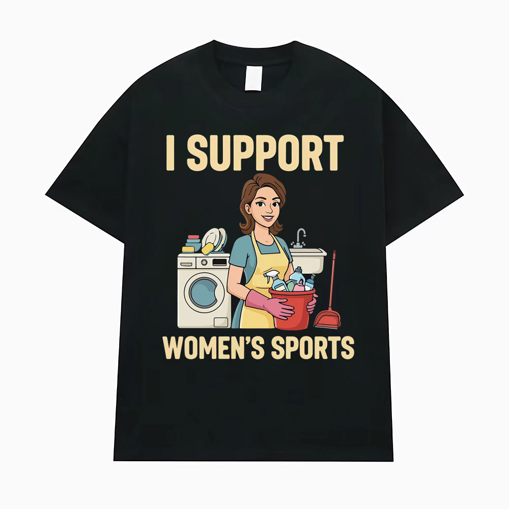 Je soutiens les femmes sport drôle Offensive humour sarcastique T-shirt hommes femmes T-shirt streetwear mode Hip Hop vêtements t-shirts