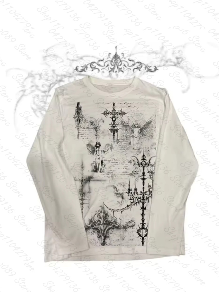 Femme vêtements pour femmes Kawaii Emo graphique t-shirts Y2k hauts haut court femmes recadrée Shoujo fille Style 90s vêtements Vintage
