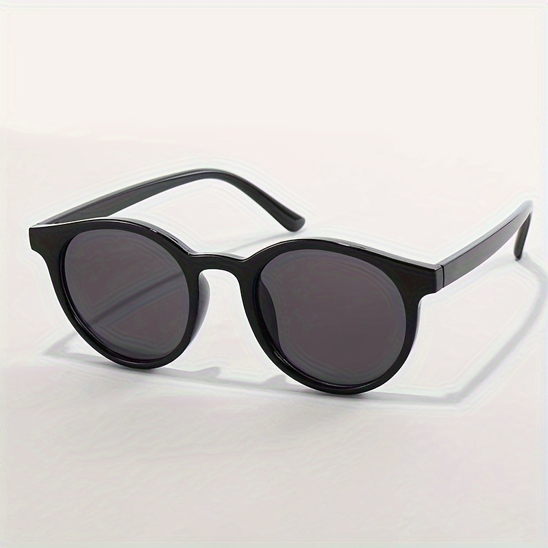 1 paire de lunettes à monture ronde pour femmes et hommes – Style rétro classique, parfait pour les fêtes, les festivals et les événements de la mode de rue
