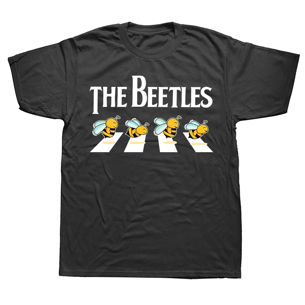 T-shirt graphique drôle d'équation des scarabées pour hommes, coton, streetwear d'apiculteur, manches courtes, cadeaux d'amant d'équation