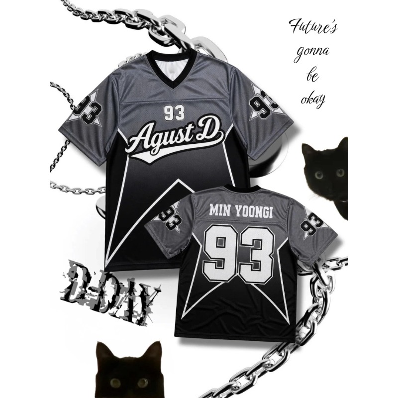 Été 2026 # Maillot de football en maille style vintage streetwear 93, à manches courtes, col en V, style hip-hop, mode sportive, style K-pop
