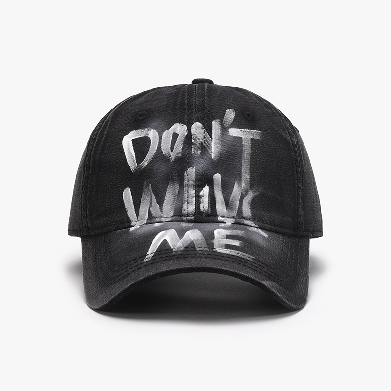 Casquette de baseball en coton pour hommes et femmes, haut souple, grandes lettres imprimées, chapeaux hip hop Y2K, unisexe