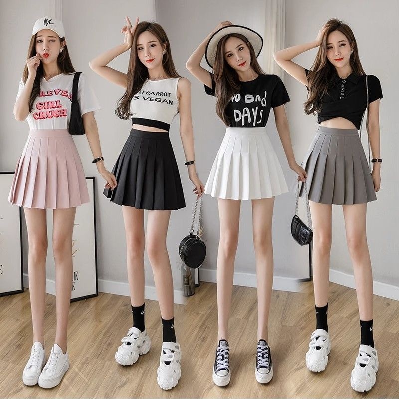 Jupe plissée pour femme, coupe ajustée, style JK, mini-jupe plissée pour l'été et le printemps, style preppy, jupe mini plissée polyvalente