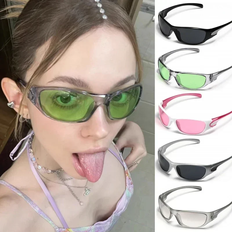 Nouvelles lunettes de soleil pour femmes, lunettes de soleil de luxe de marque, lunettes de soleil carrées enveloppantes, lunettes de soleil UV400, lunettes de soleil de créateur pour femmes