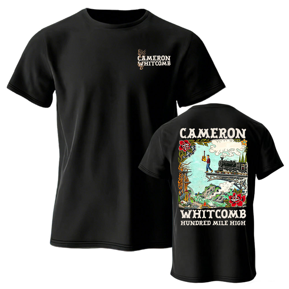T-shirt Hundred Mile High CAMERON WHITCOMB Design Graphic Merch, t-shirts d'été en coton à manches courtes, vêtements décontractés à la mode pour hommes