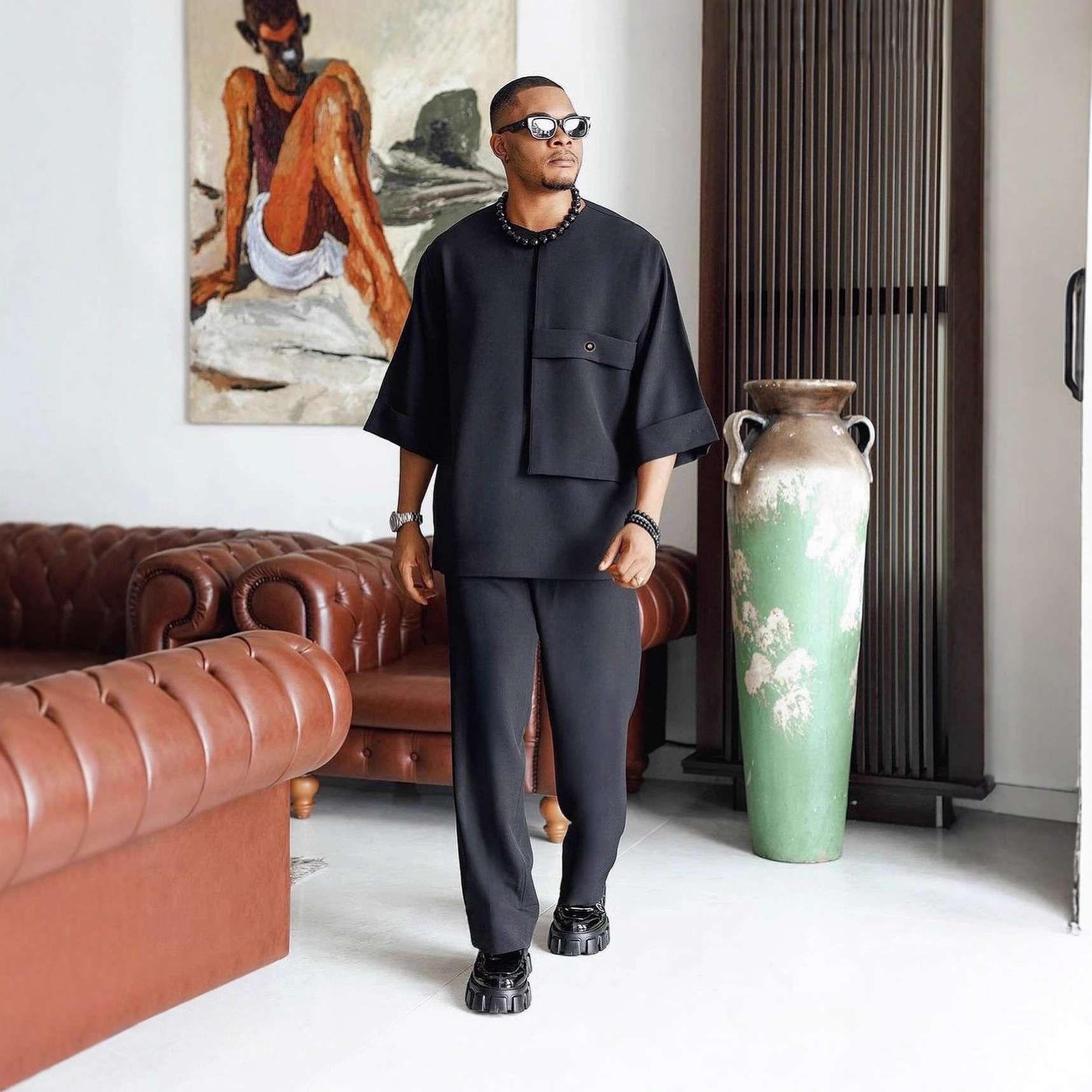 Ensemble de 2 Pièces pour Mariage et Fête, Tenues Africaines, Kaftan, Robes Dashiki, Vêtements Africains pour Hommes 2025