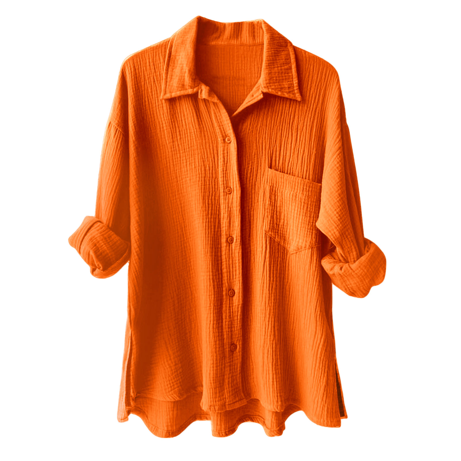 Chemisier d'été femmes élégant mousseline Blouse chemise esthétique coton sport costume surdimensionné loisirs chemise à manches longues femmes Blouse