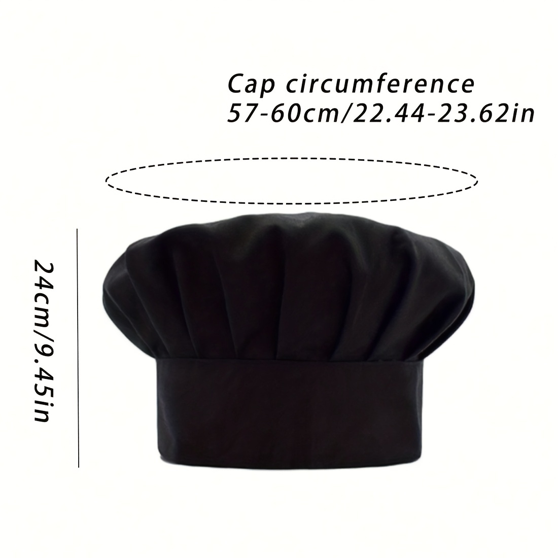 Chapeau de chef personnalisé, chapeau anti-poussière, chapeau de cuisine réglable, boulangerie, café, pâtisserie, restaurant