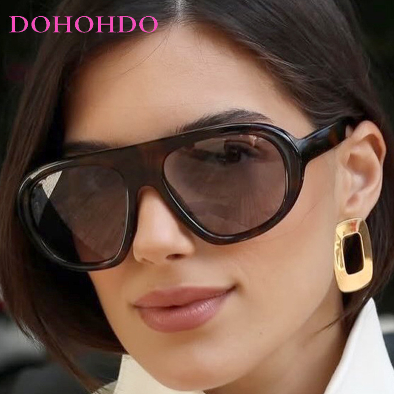 Nouvelles Lunettes de Soleil Aviateur Vintage de Luxe pour Femme et Homme, Grande Monture, Protection UV400, Idéales pour les Voyages en Extérieur