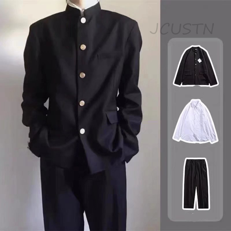 Uniforme SвJaponais Dk pour Homme, Veste Noire, Top, Printemps Été, Nouveau Manteau, Streetwear, Mao