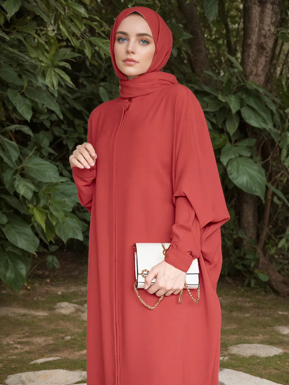 Abaya musulmane pour femmes, manches chauve-souris, dubaï, Islam, malaisien, arabe, robe longue, solide, modeste, adt Abayas, caftan, Ramadan, Maroc, 2025