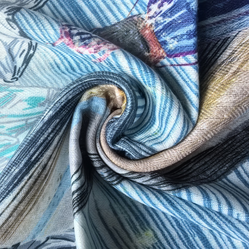 Écharpe en Soie et Cachemire 135CM pour Femme, Châles Imprimés, Pashmina Chaud, Foulards Carrés, Étoles, Hijabs de Marque, Grands Bandanas pour Femme
