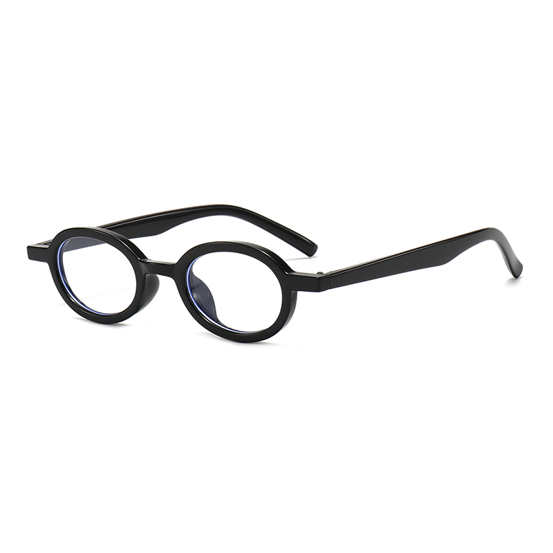 Petites montures de lunettes rondes tendance pour femmes, montures optiques classiques, lunettes anti-lumière bleue, montures simples ﻿