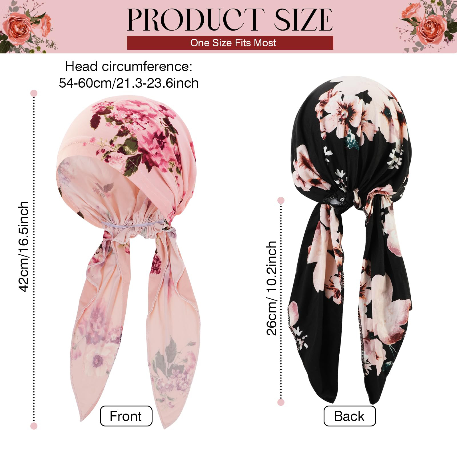 Écharpe de sauna pré-nouée pour chimio et cancer, turban imprimé floral, chapeau Hijab, couvre-chef élastique doux, enveloppes de tête pour femmes, bonnets de sommeil