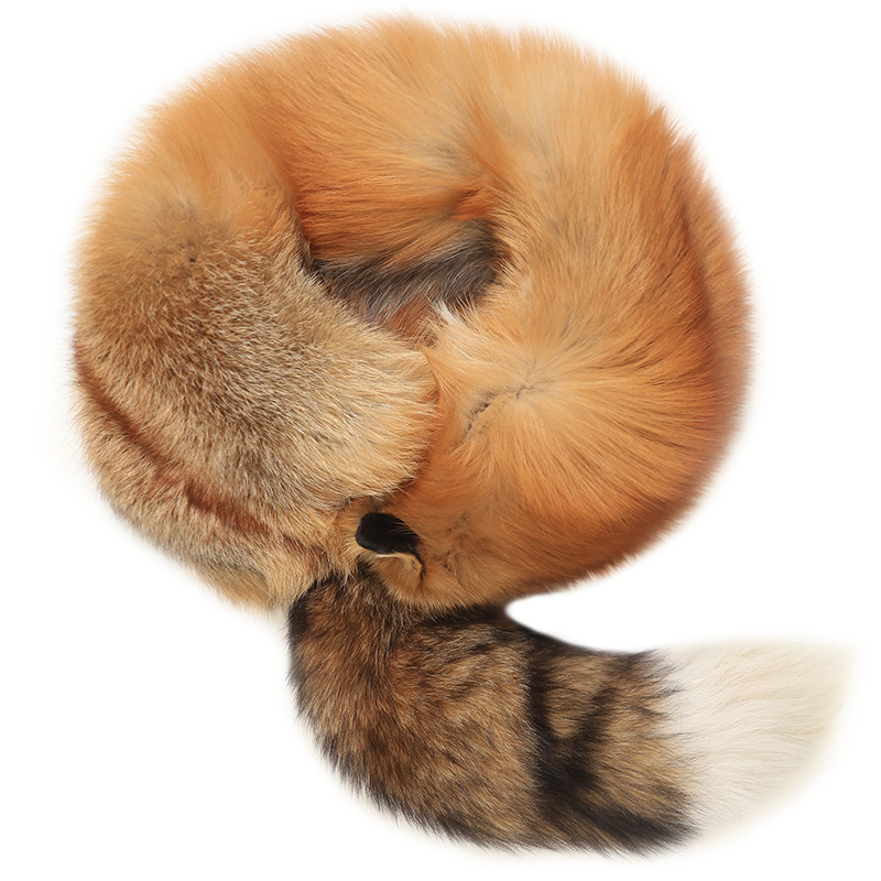 Écharpes de luxe 2026 en vraie fourrure de renard pour femme, col rond en fourrure de renard naturelle entière, chaudes et douces, écharpe authentique en vraie fourrure de renard pour l'hiver