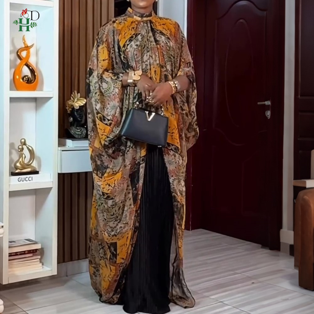 Robes H&D en solde, robes africaines pour femme, ensemble 2 pièces, robe de luxe turque, vêtements africains traditionnels pour mariage et fêtes