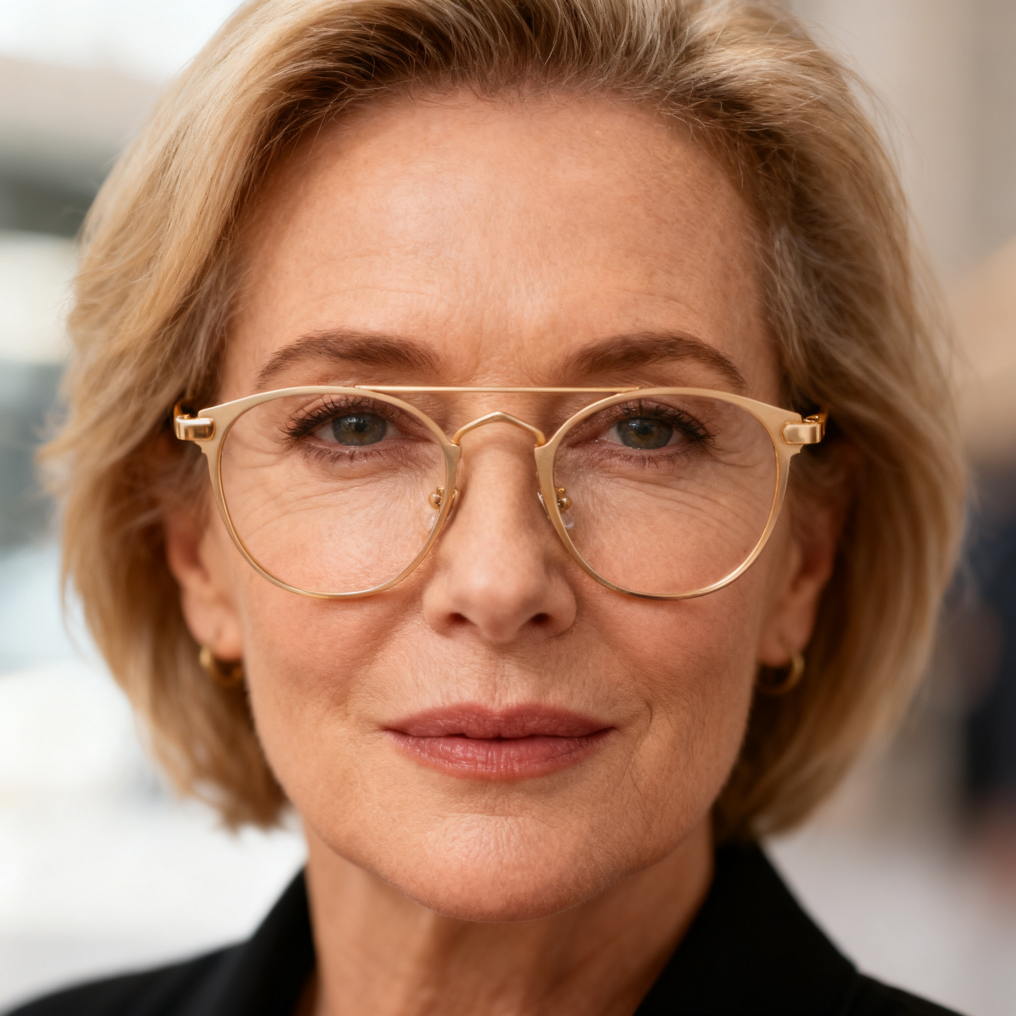 Lunettes de vue rondes classiques pour hommes, marque de luxe, Vintage, Anti-lumière bleue, pour femmes, monture dorée à double faisceau + 1