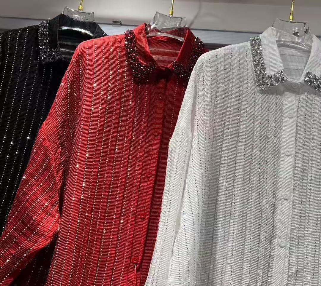 Femme vêtements automne luxe femmes chemises et chemisiers femme Blouses femme vêtements à manches longues ample décontracté haut de rue