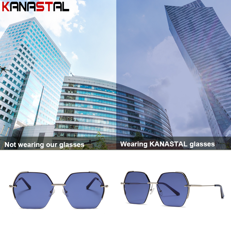 Lunettes de soleil UV400 pour femmes, verres en nylon, monture métallique, protection solaire de camping, de plage, anti UV