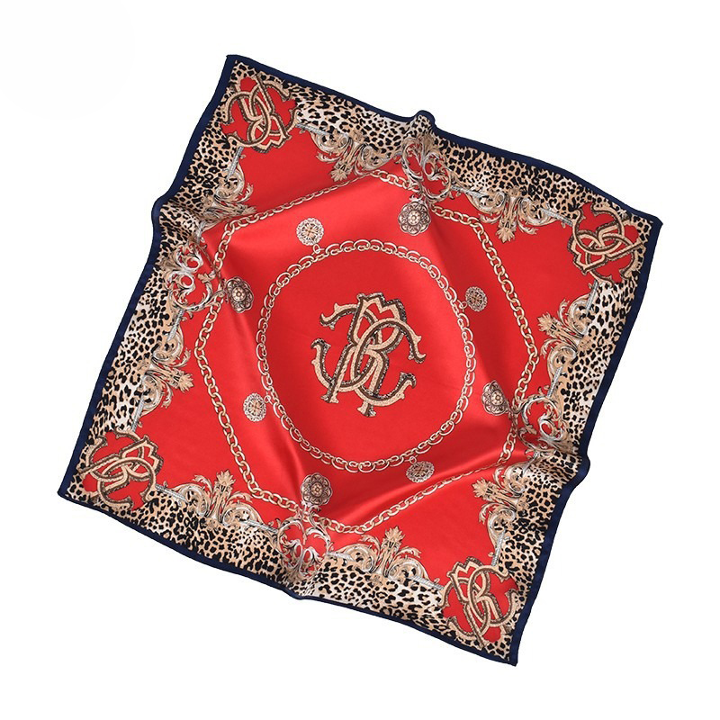 Foulard de luxe en soie naturelle pour femmes, Bandana carré, Paisley, cravate, bracelet de poignet, ruban pour cheveux, printemps 100%