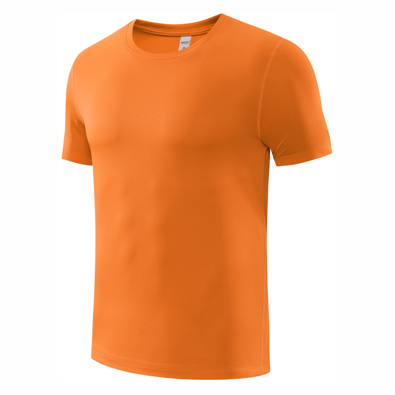 T-shirt de sport à séchage rapide, logo personnalisé, col rond, polyester, impression de broderie en Y, conception personnelle, vêtements de marque, kaising, 7 couleurs
