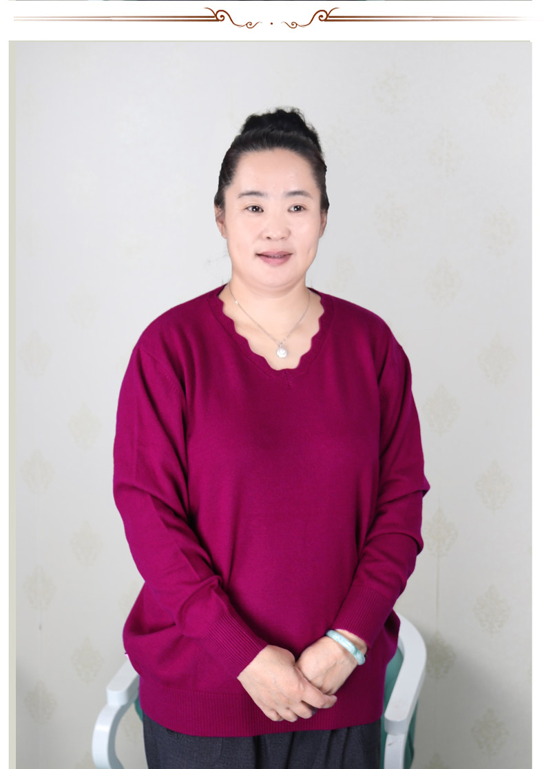 Pull en cachemire pour femmes, chemise tricotée, manches longues, vêtements d'âge moyen, grande taille, 5XL, 6XL, 7XL, 8XL, 9XL, grande taille