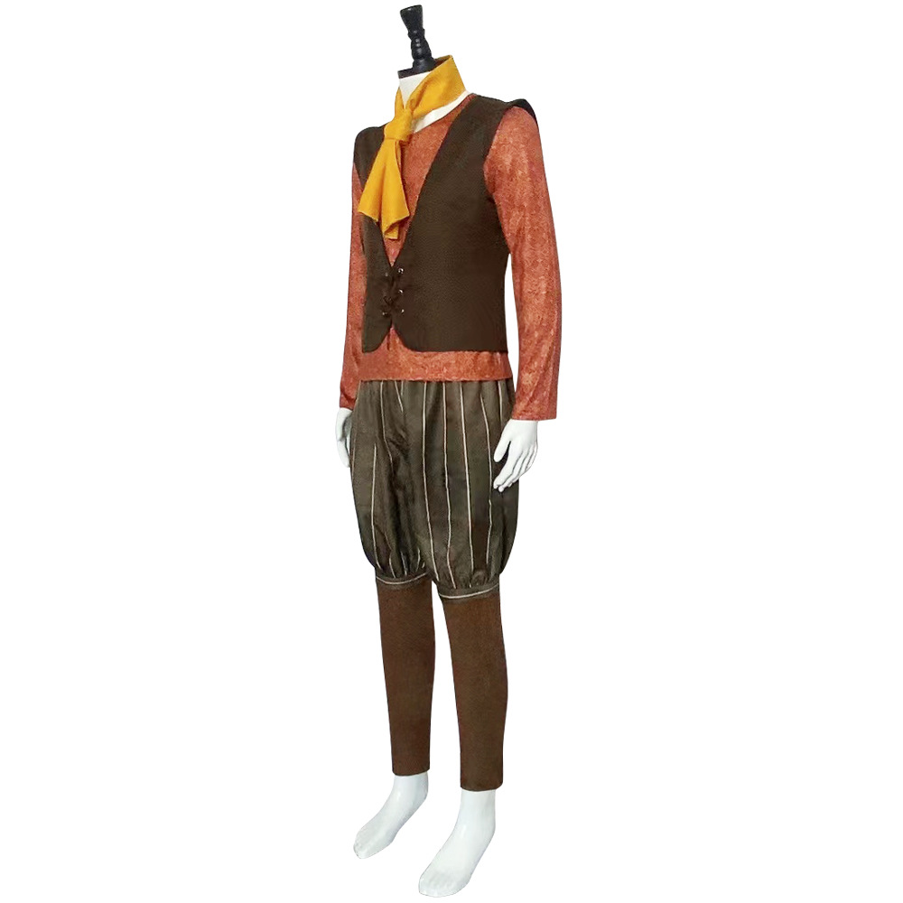 Shrek Nain Tracassin Cosplay Costume, Tenue Médiévale pour Homme, Déguisement d'Halloween Complète