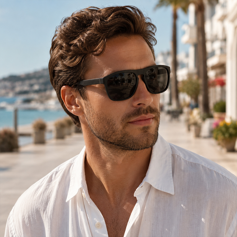 Lunettes de soleil carrées polarisées pour femmes et hommes, verres miroir roses, UV400, pour la conduite en plein air, les voyages