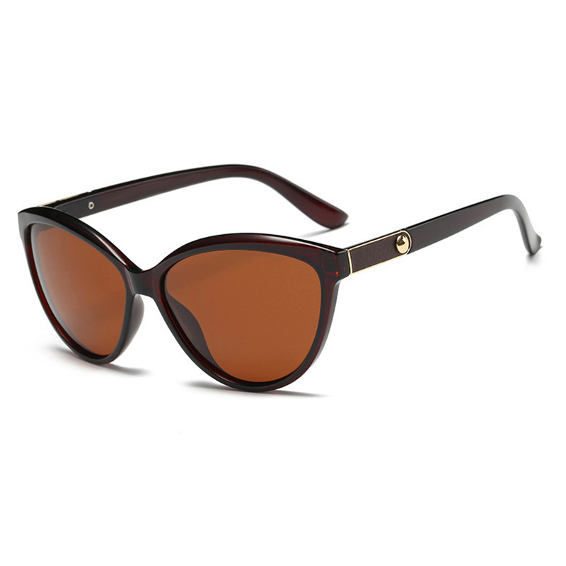 Lunettes de soleil polarisées de luxe pour femmes, haute qualité, mode dames, Design Vintage, œil de chat, lunettes de soleil pour femmes