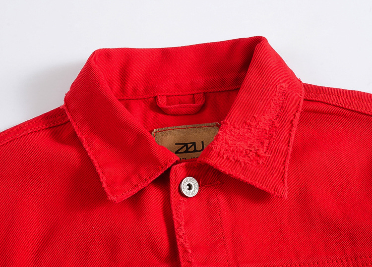 Hommes rose Denim vestes vêtements d'extérieur coupe ajustée Denim manteaux nouvelle mode mâle coton Jeans décontractés vestes Streetwear Jean manteaux taille 4XL