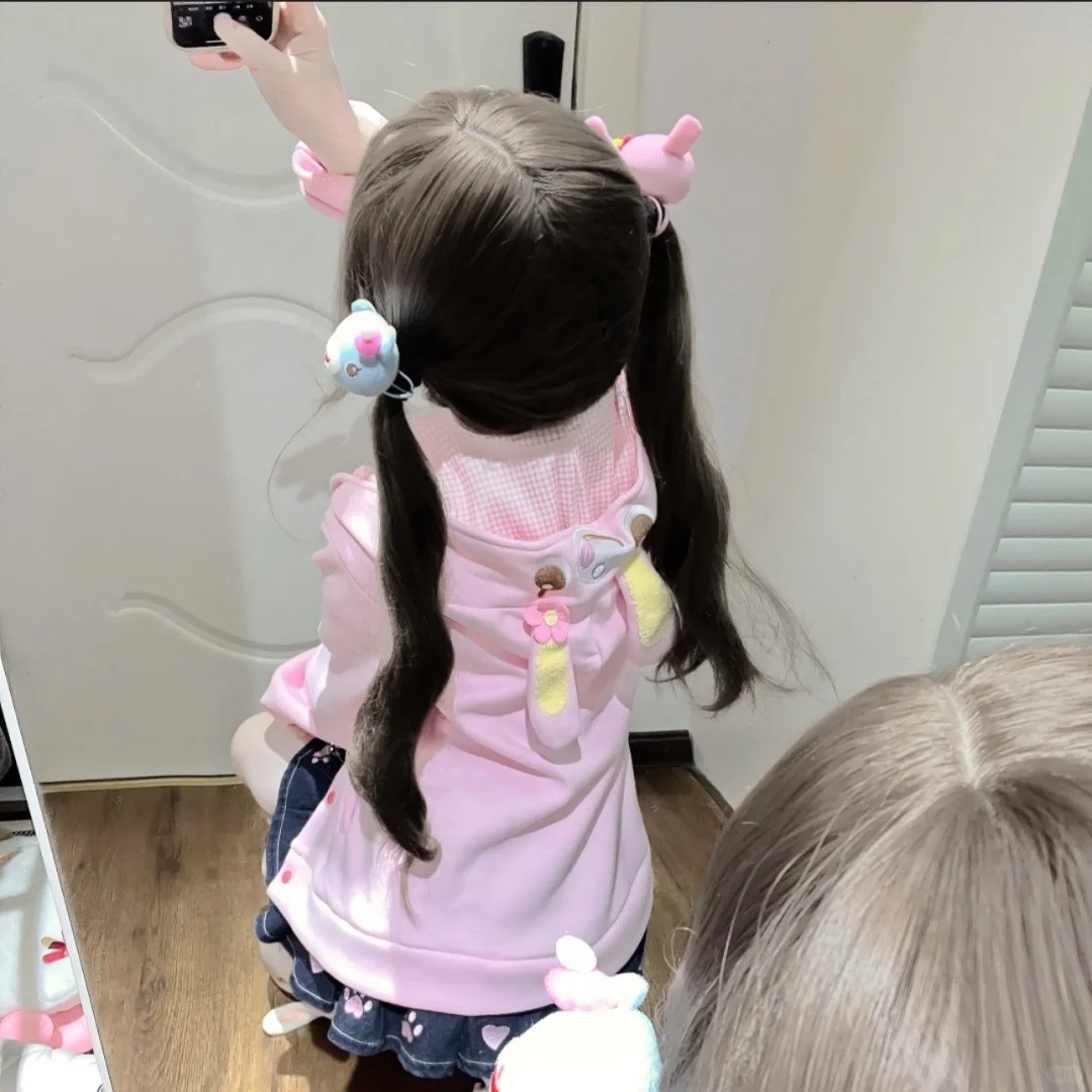 Manteau japonais kawaii avec capuche oreilles de lapin, style Y2K, hauts décontractés, mode douce, vêtements pour femmes, nouvelle collection 2026