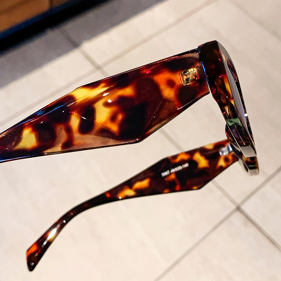 Lunettes ovales rétro à jambes larges pour femmes, 1 pièce, personnalité tendance, Cool, Style de rue, cadeau de vacances, fête quotidienne, Gathe
