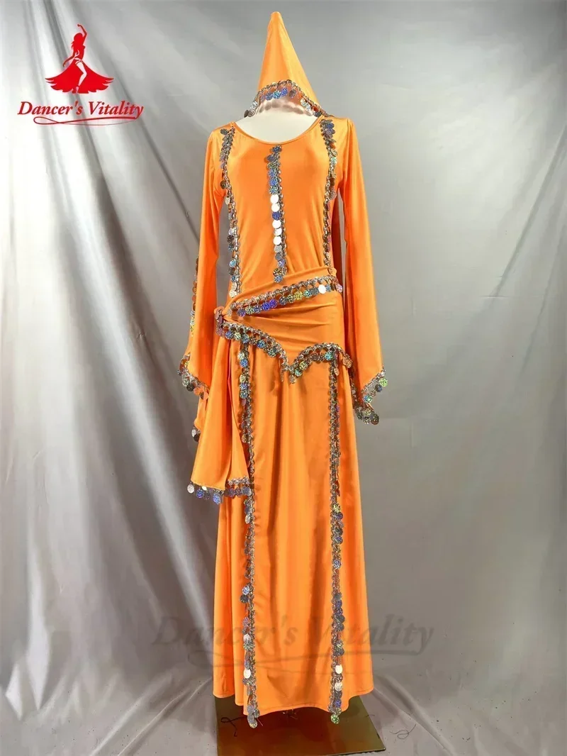 Ensemble de olympiques de danse du ventre pour femmes, ShaBeauty Baladi Saidi, robe de compétition de performance personnalisée, robes financières pour adultes et enfants