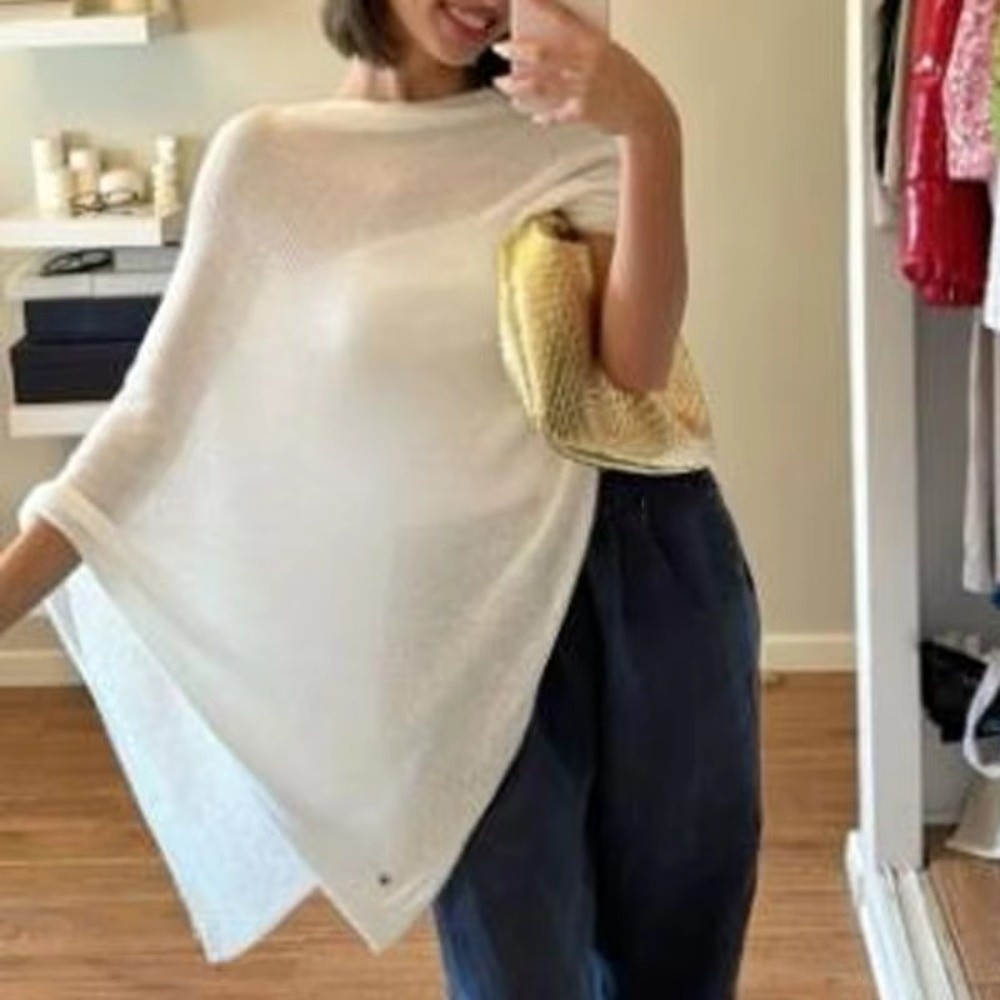 Poncho décontracté en crochet à épaules tombantes, transparent, irrégulier, cache-maillot de plage, crop top multi-usage, tenues de vacances