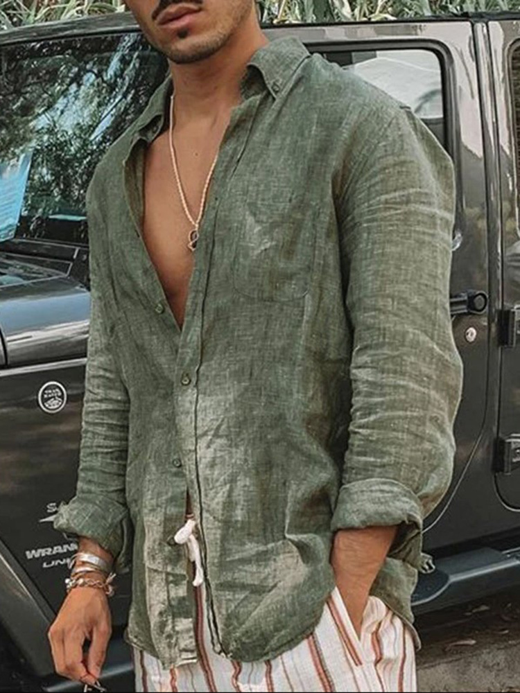 Chemise homme manches longues coupe régulière hommes décontracté surdimensionné ample simple boutonnage chemise loisirs printemps été homme Blouse chemise