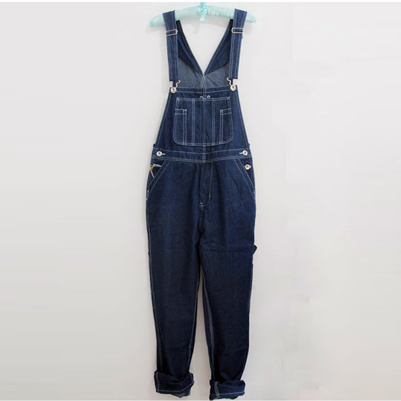Salopette en Denim pour hommes, grande taille 28-40 42 44 46 48 50, énorme pantalon à bretelles, combinaisons à poches à la mode, tendance