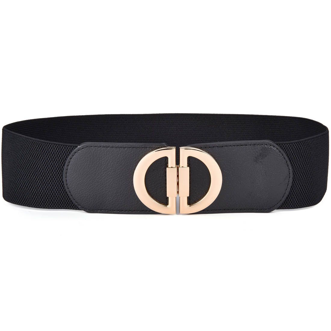 Ceinture élastique fine pour femmes, boucle en alliage, grande taille, extensible, large, pour robes