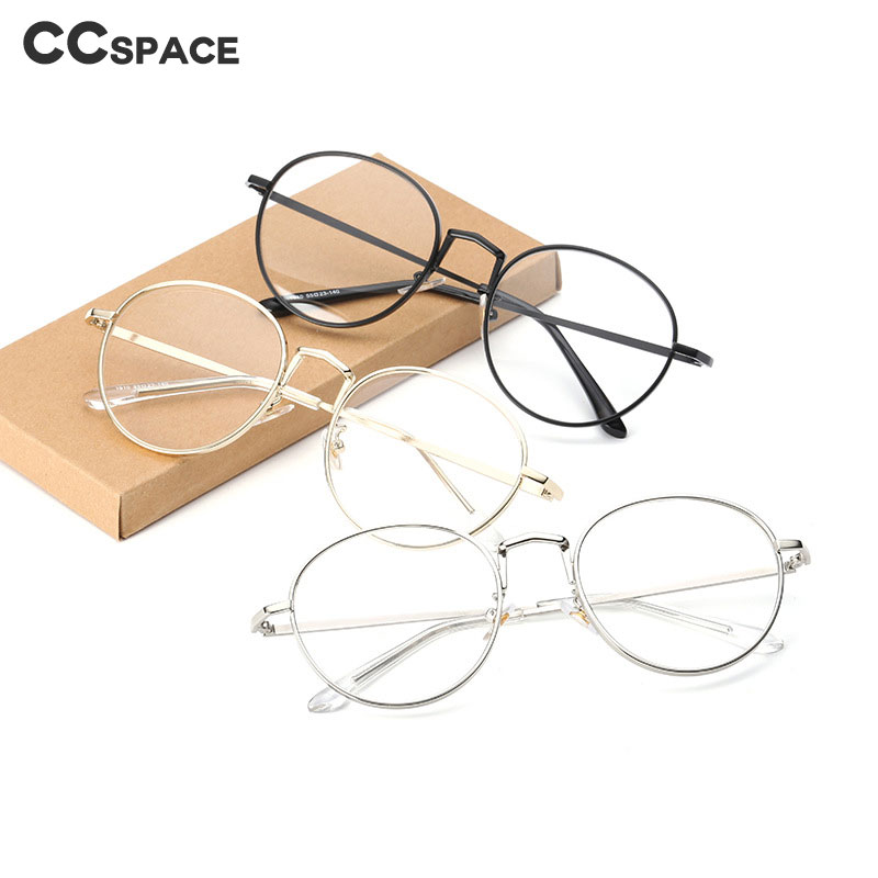 47132 rétro rond Simple lunettes montures hommes femmes optique mode ordinateur lunettes