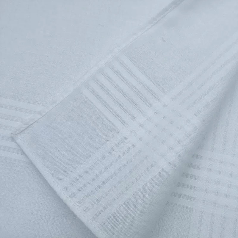 Mouchoirs en coton doux blanc pour hommes, 12 pièces, couleur unie, pour manger du mariage, essuyage des aliments, exercice de sueur