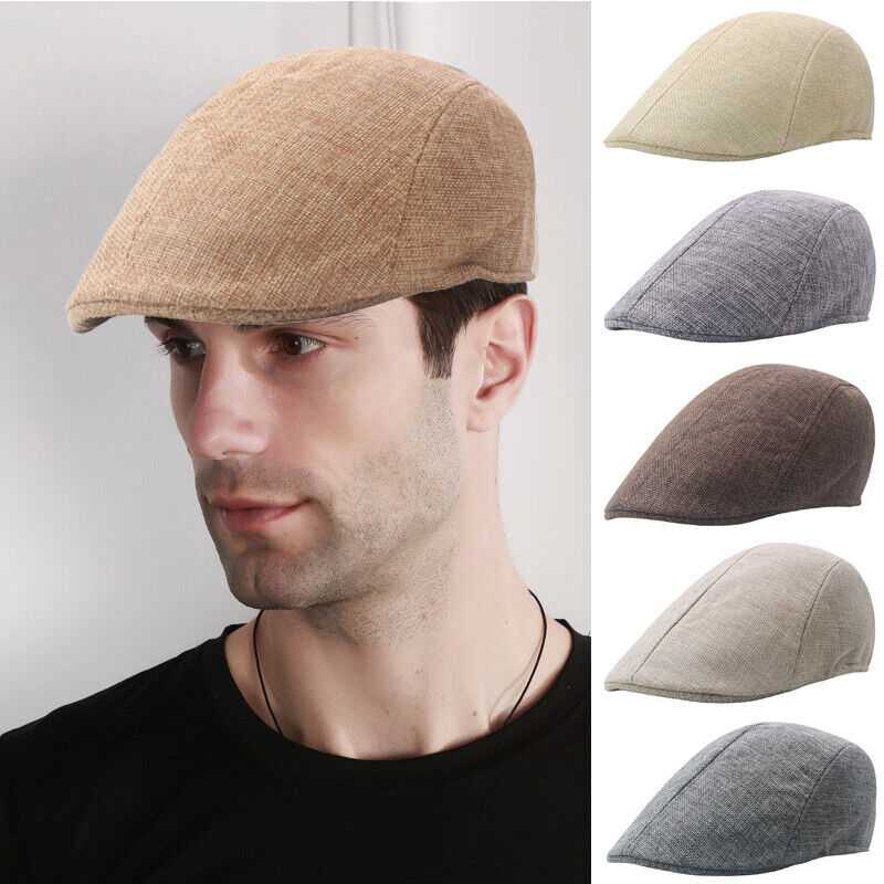 Bérets de printemps et d'été pour hommes, chapeau de Style britannique rétro anglais, chapeaux de mode pour hommes, casquettes de peintre à visière pour papa