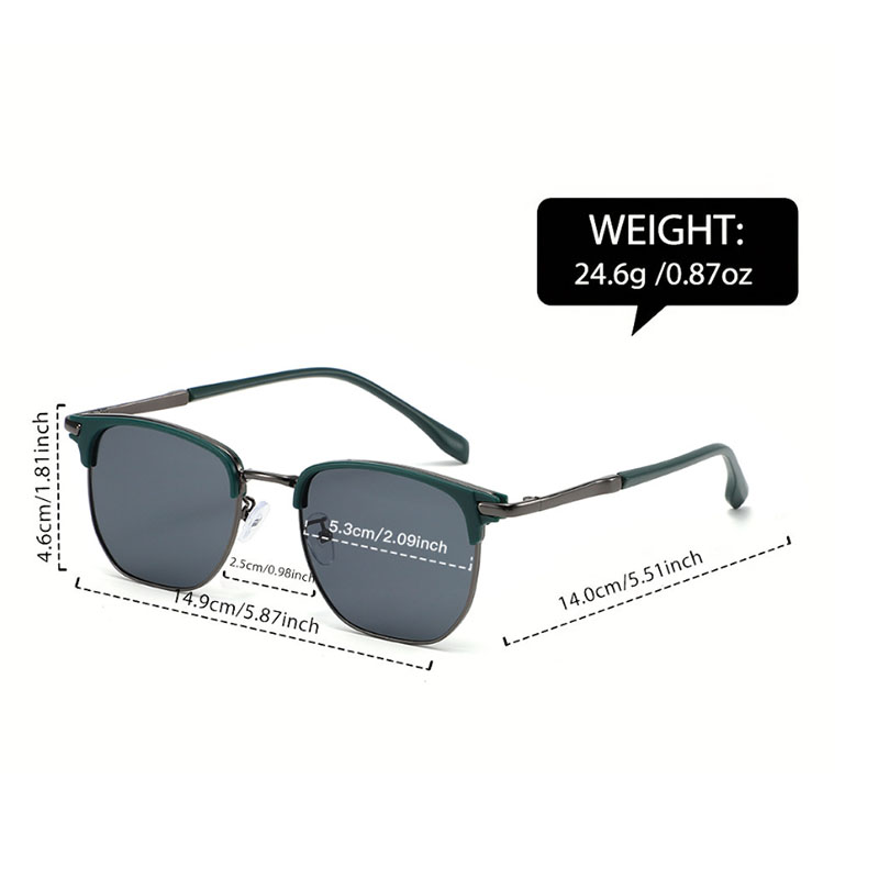 Lunettes de soleil vintage à monture carrée en métal pour hommes et femmes, lunettes de mode rétro unisexe avec protection UV400