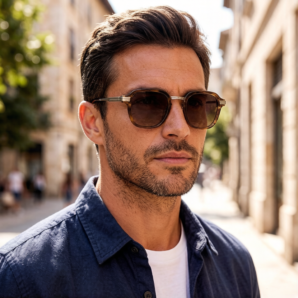 Lunettes de soleil rondes vintage pour femmes et hommes, lunettes tendance, monture ronde géométrique rétro, design simple, protection UV400, hommes femmes